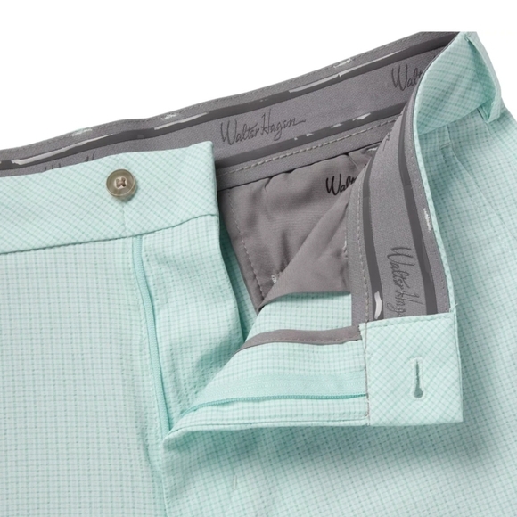 Walter Hagen, New, Perfect 11 Green Textured Seersucker Golf Shorts, Size 35 - Picture 14 of 14